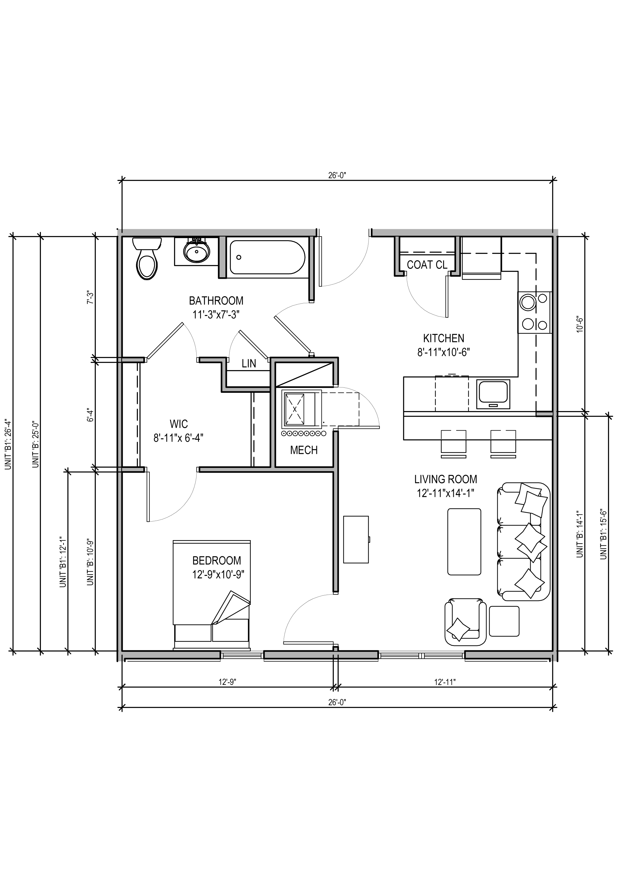 Bordentown floor plan 2 - Columbus Property Management